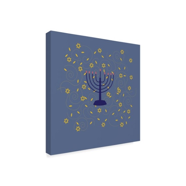 Art Licensing Studio 'Hanukkah 5' Canvas Art,35x35